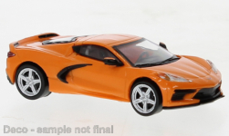 PCX87 PCX870675 - H0 - Chevrolet Corvette, C8 - orange